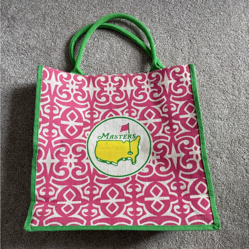 Masters Geometric Pink and Green Tote